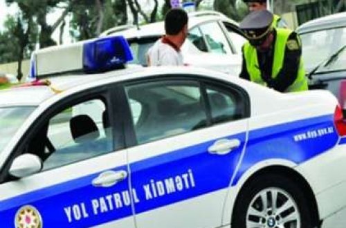 Qadın polislə dalaşdı, sürücü müqavimət göstərdi