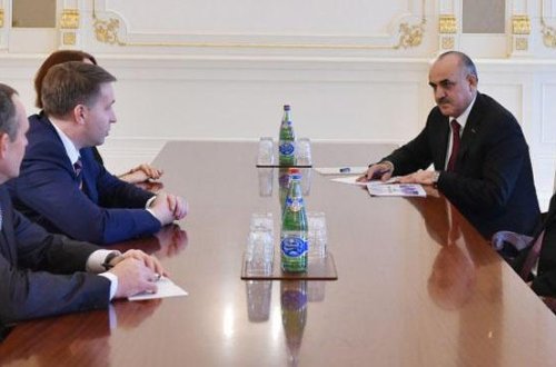 Prezident İlham Əliyev Latviyanın rifah nazirini qəbul edib