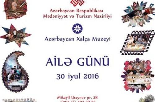 Azərbaycan Xalça Muzeyidə “Ailə günü” adlı tədbir keçiriləcək