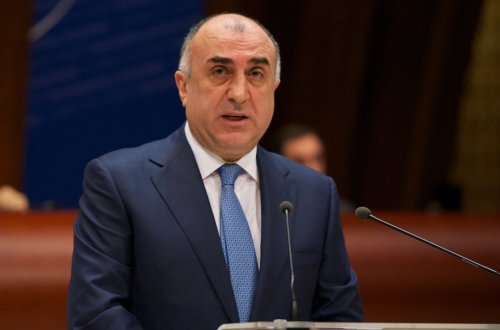 Elmar Məmmədyarov Andrej Kaspişik ilə görüşüb