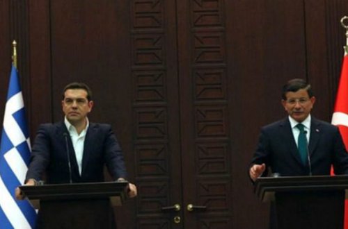 Yunan baş nazirdən Davudoğluna