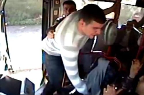 Sərnişin “Bakubus”-ın sürücüsünü döydü