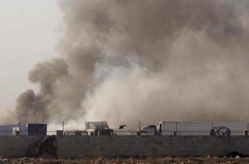 Rusiya sərhəddəki qəsəbləri bombaladı