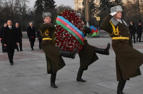 Prezident İlham Əliyev Minskdə 