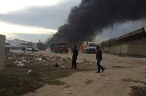Rusiya humanitar yardım karvanını bombaladı