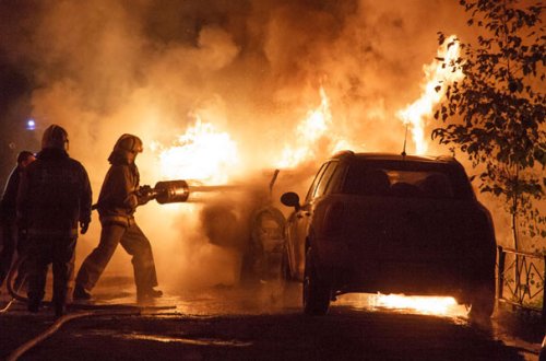 Sabunçuda “OPEL” yandı