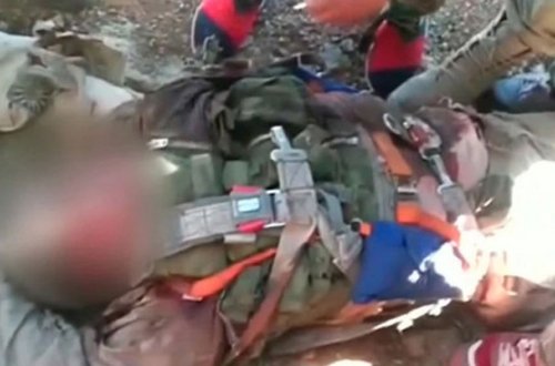 Rusiyalı pilot paraşütlə düşən zaman güllələnib