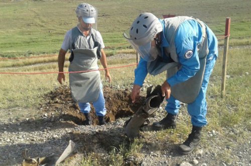 Tank əleyhinə mina tapıldı