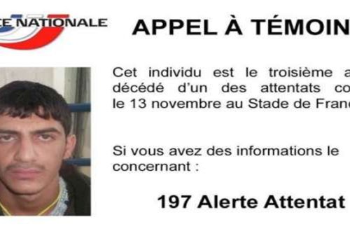 Parisdəki terror aktının üçüncü iştirakçısının fotosu yayıldı