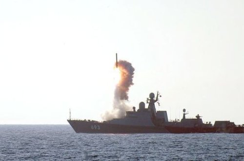 Rusiya Xəzərdən İŞİD-in mövqelərinə raket zərbələri endirdi