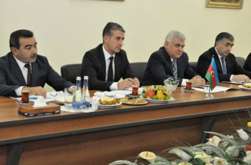 Ziya Məmmədov İran nümayəndələrini qəbul etdi