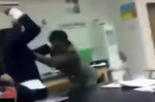 Məktəbdə görünməmiş biabırçılıq