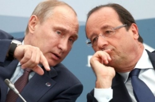 Putin və Olland Suriyada İŞİD-ə qarşı mübarizədə əməkdaşlığın gücləndirilməsinə dair razılığa gəliblər