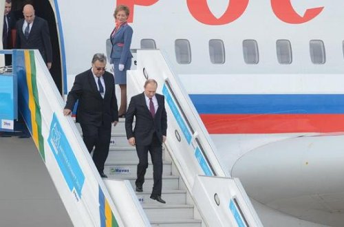 Putindən sonra Merkel də gəldi