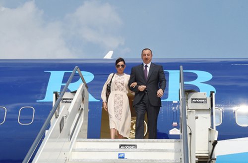 İlham Əliyev və xanımı Türkiyəyə getdi