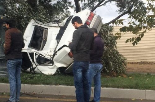 Heydər Əliyev prospektində qəza