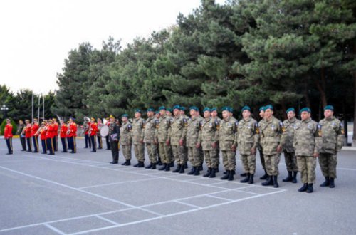 Azərbaycan sülhməramlılarının bir qrupu vətənə dönüb