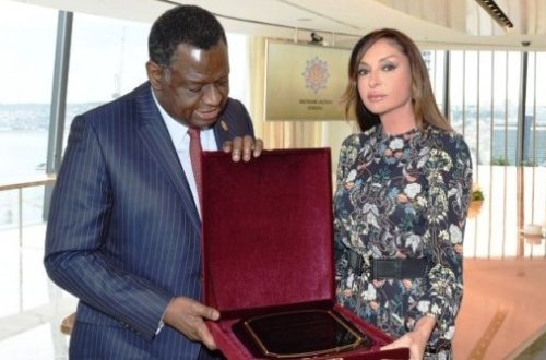 BMT-dən Mehriban Əliyevaya mükafat