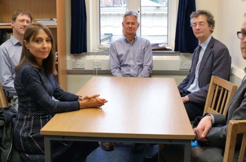 Nərgiz Paşayeva professor Mark Smitlə görüşüb