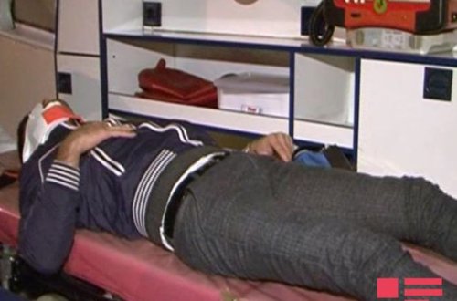 Bakıda qadın sürücü kişini xəstəxanalıq etdi