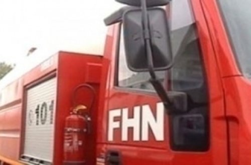 Qazaxda fərdi evdə yanğın olub