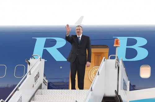 İlham Əliyevin Gürcüstana səfəri başa çatdı