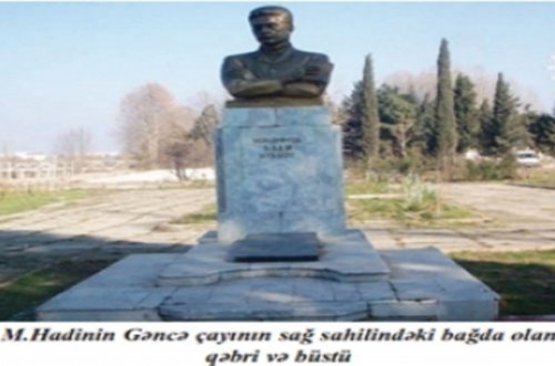Məhəmməd Hadinin büstünün altında cəsədinin qalıqları tapılmayıb