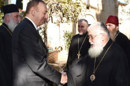 İlham Əliyevin patriarxla görüşü