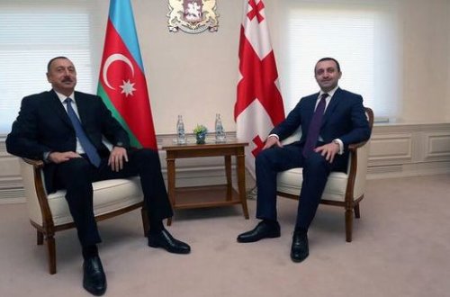 İlham Əliyev Gürcüstanın Baş naziri ilə görüşdü