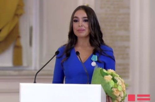 Leyla Əliyeva: Mənim üçün “Puşkin” medalını almaq böyük fəxrdir