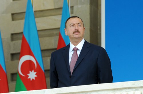 İlham Əliyev Şəkidə 