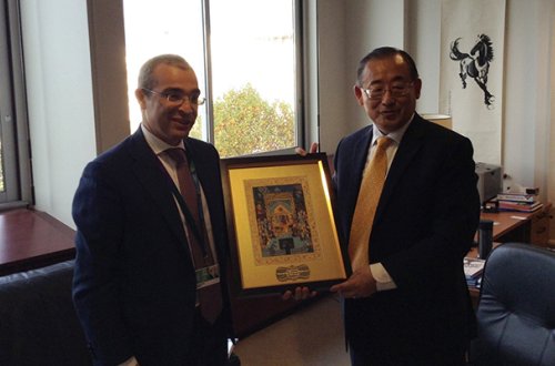 Mikayıl Cabbarov YUNESKO-nun baş direktoru ilə görüşdü