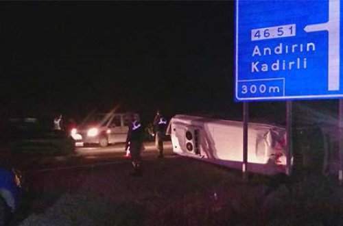 Türkiyədə avtobus aşıb, yaralananlar var