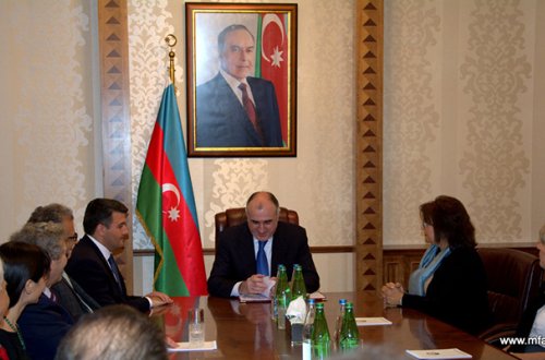 Nazir Deyvid Volpeni qəbul etdi