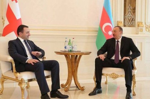 Gürcüstanın baş naziri İlham Əliyevi təbrik etdi