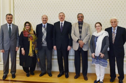 Azərbaycan prezidenti Pakistan Senatının nümayəndə heyətini qəbul etdi
