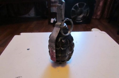 Bakıda zibil qutusunda “F-1” qumbarası tapıldı