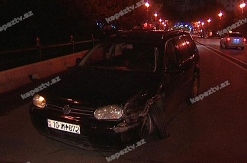 Bakıxanov körpüsündə qəza