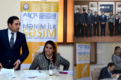 Azərbaycan-Slavyan Gəncləri Assosiasiyası ilk dəfə səs verənləri maarifləndirdi