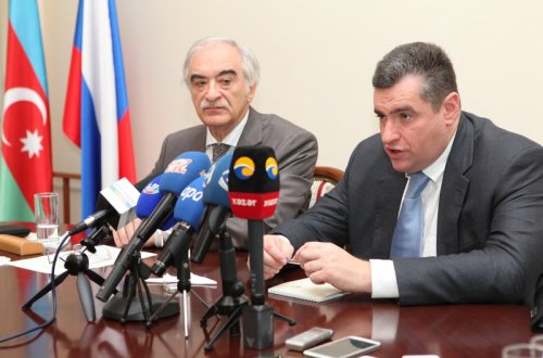 Leonid Slutski: Azərbaycana qarşı istənilən çirkin və əsassız böhtanlar iflasa məhkumdur