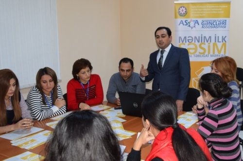 ASGA və TTV (Türkel TV) ilk dəfə səs verənləri maarifləndirdi