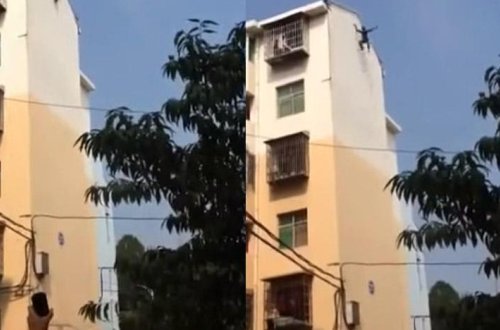 Gənc oğlan 6-cı mərtəbədən yıxıldı