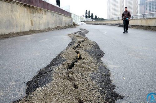 Bakıda sürüşmə təhlükəsi artır