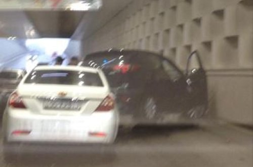 Bakıdakı tuneldə qəza oldu