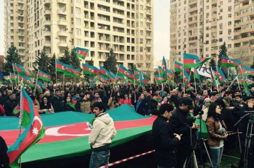 Müsavat partiyası mitinq keçirdi