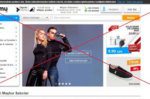 Kaymu.Az saytından uzaq durun