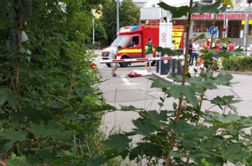 Münhenin mərkəzində atışma