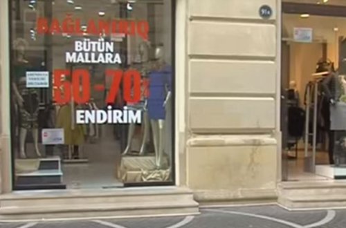 Bakıda mağazalar niyə bağlanır?