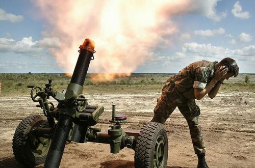 Düşmən 86 atəş zərbəsi ilə susdurulub