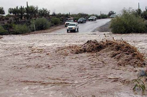 Şamaxıya sel gəldi
